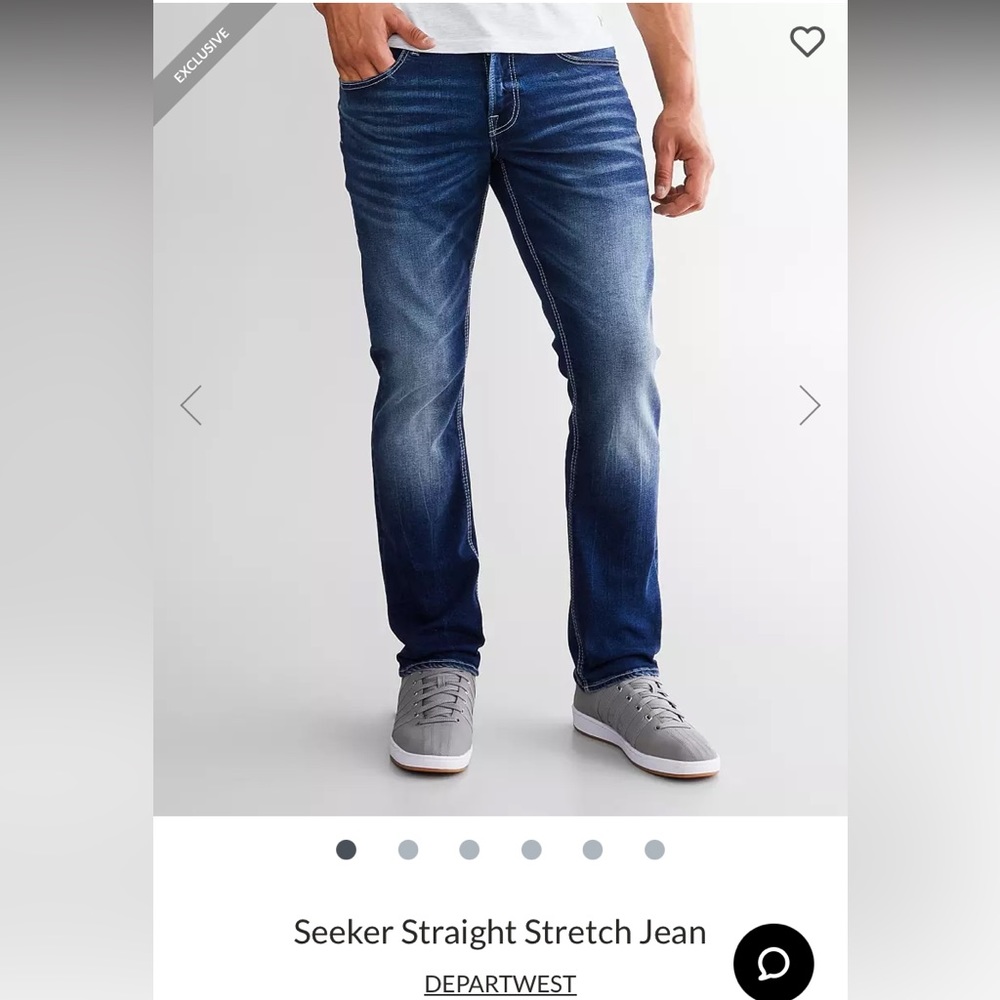 Men’s Department West Seeker Straight Jeans